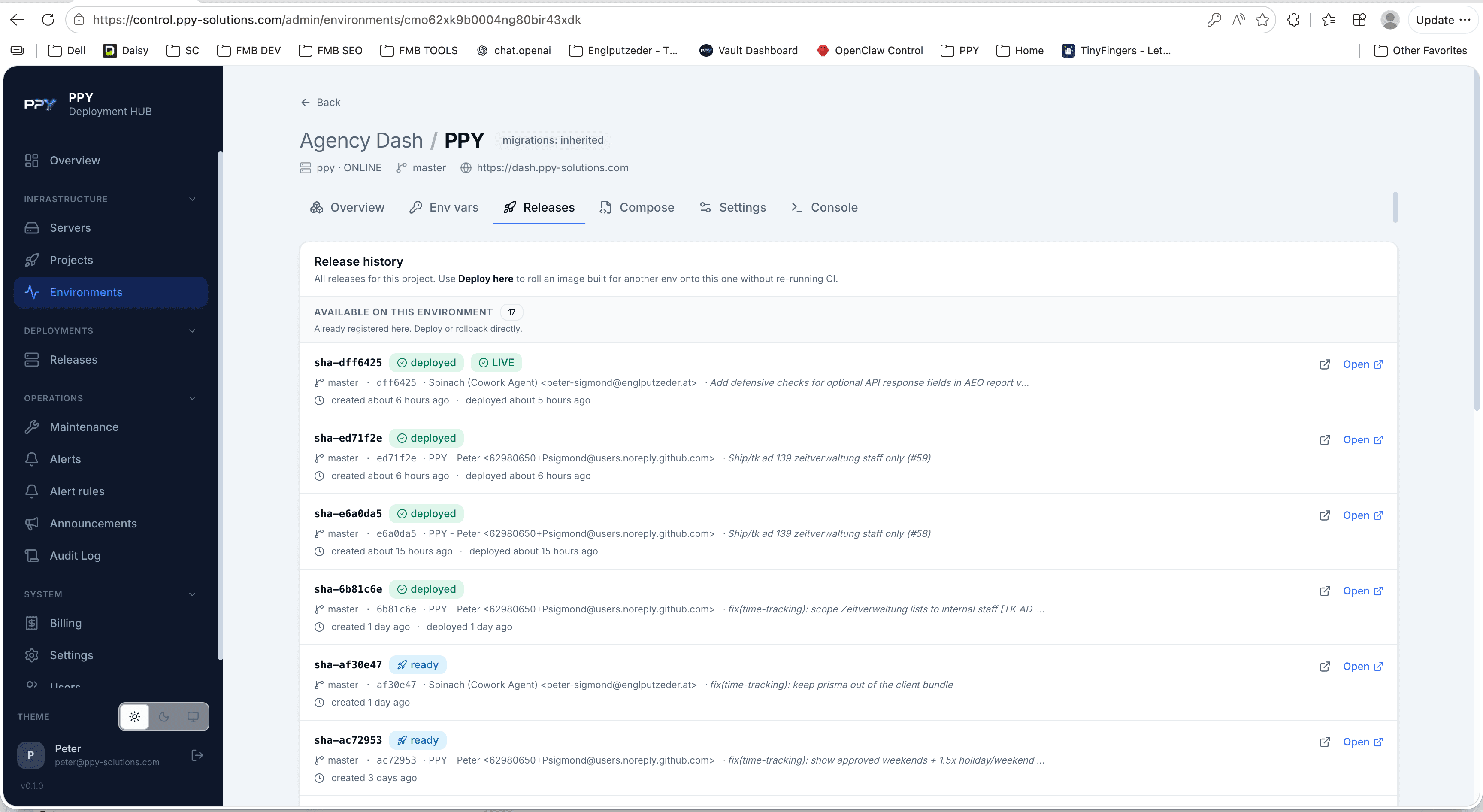 PPY Deployment Hub — Steuerzentrale für Multi-Tenant-Deployments 3