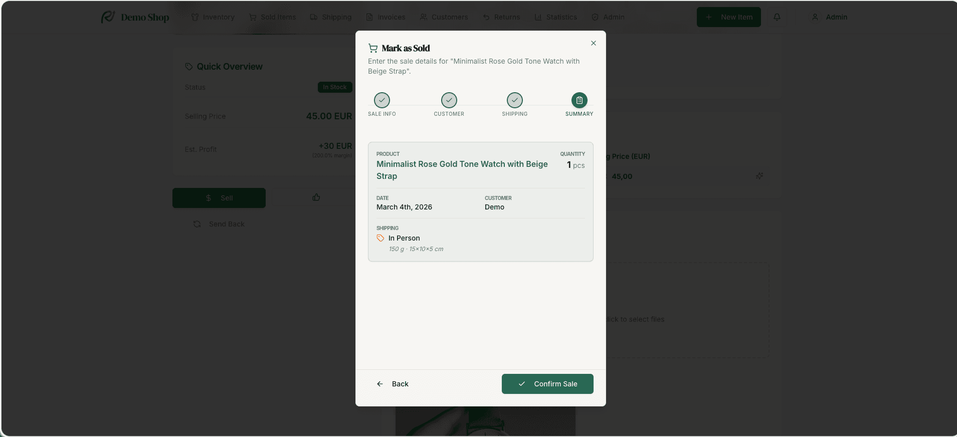 ReSaleHub — Multi-Platform Resale Management 7