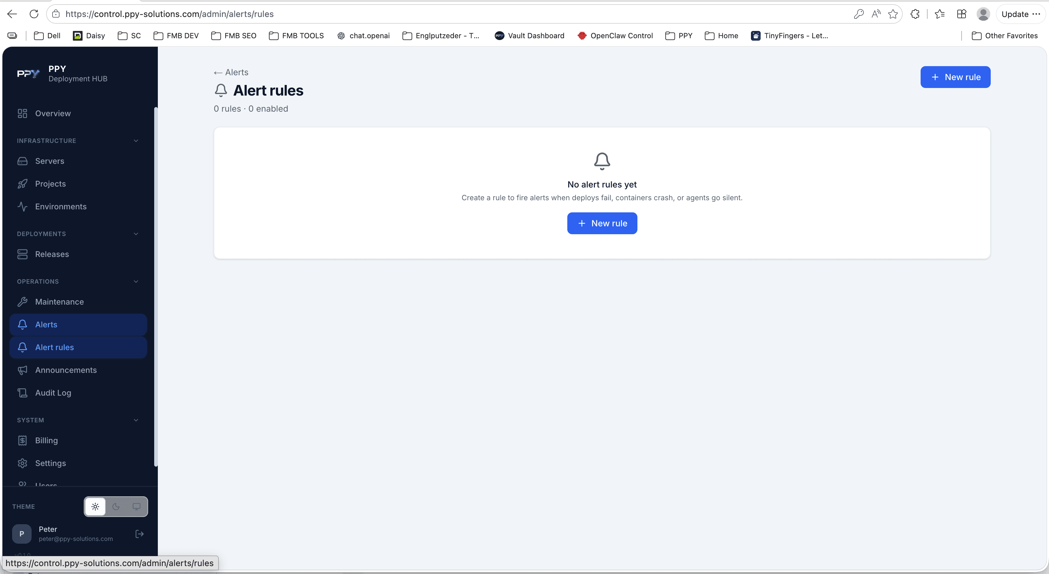 PPY Deployment Hub — Steuerzentrale für Multi-Tenant-Deployments 5
