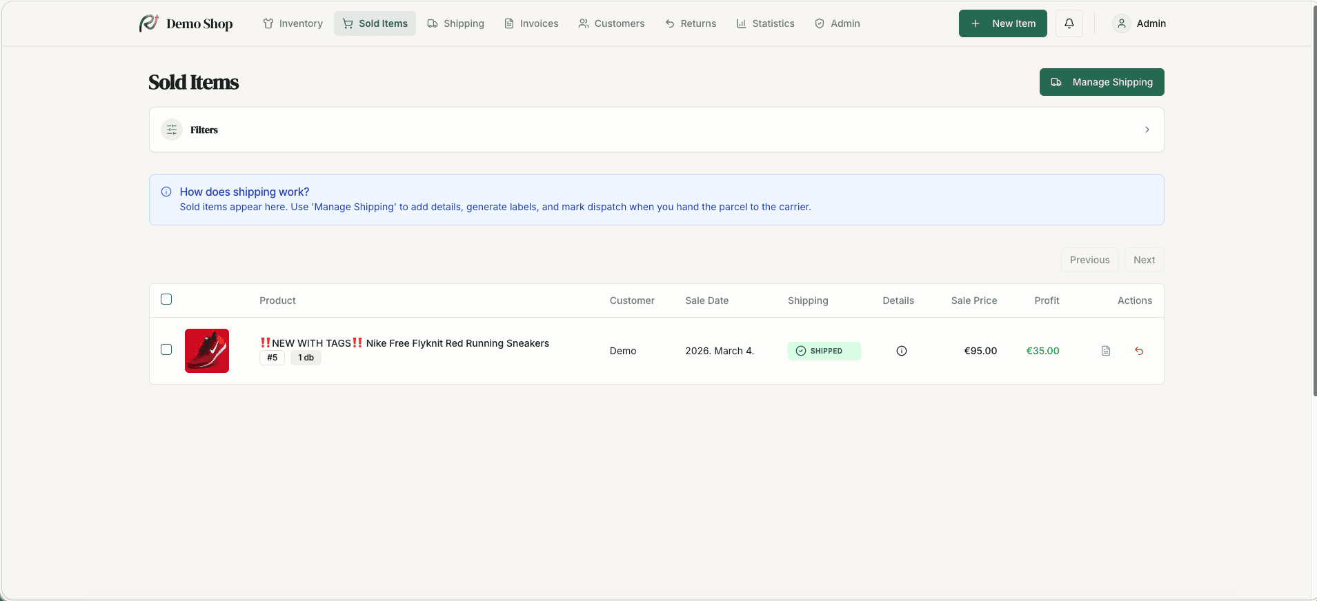 ReSaleHub — Multi-Platform Resale Management 9