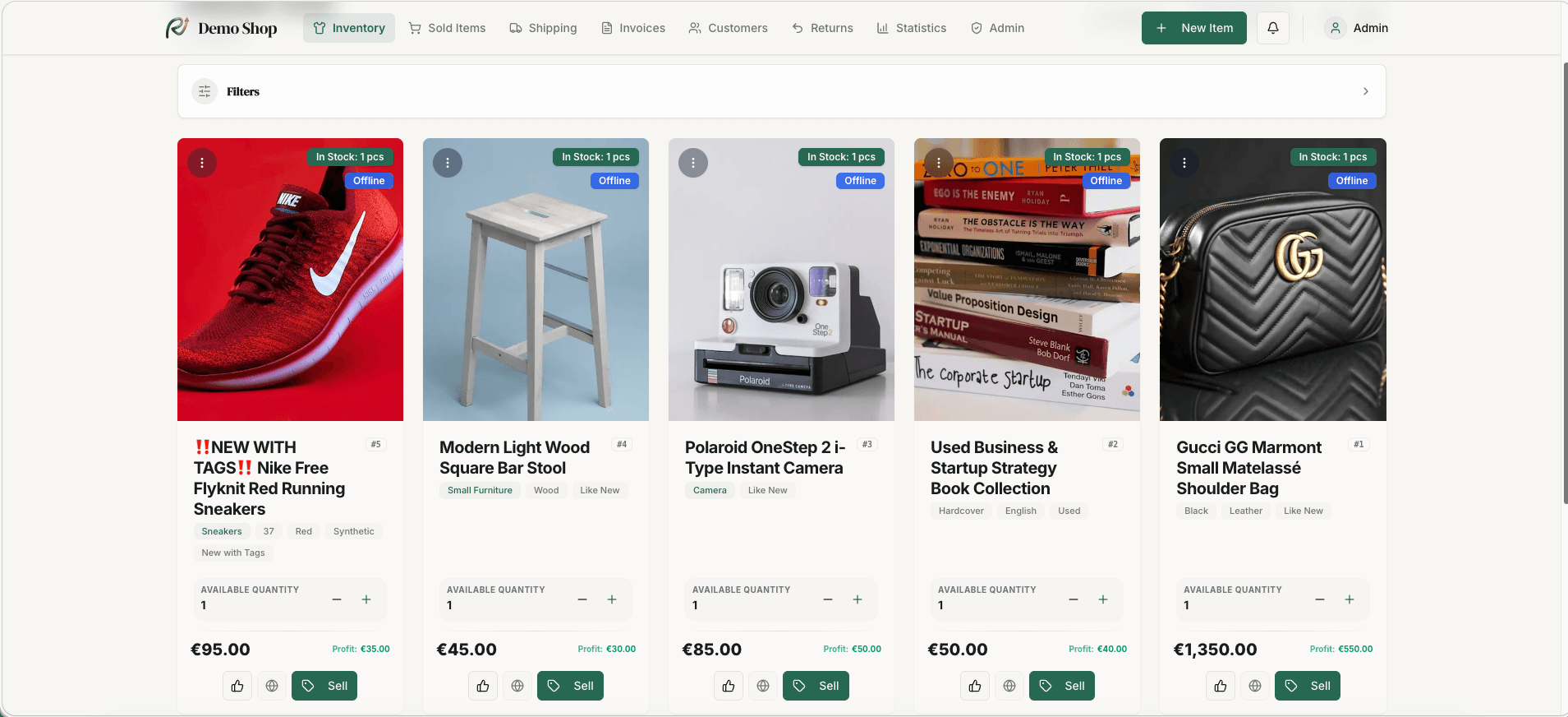 ReSaleHub — Multi-Platform Resale Management